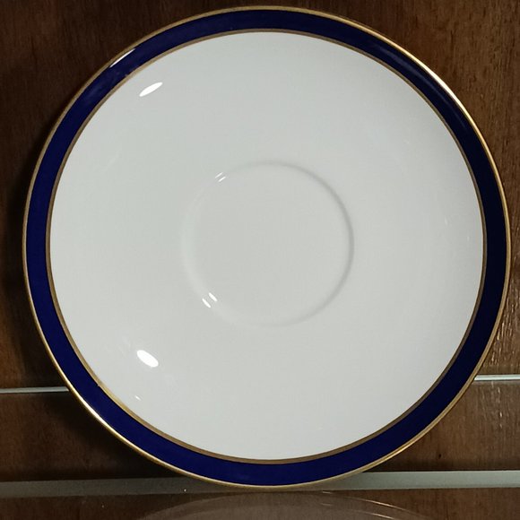 Spode Fine Bone China Consul Teacup and Saucer Cobalt Blue - Picture 4 of 7